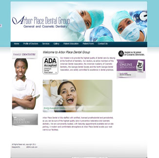 Dental Practice Design CMS|website design