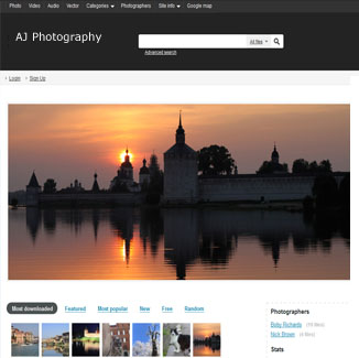 Photography Website Design CMS|website design