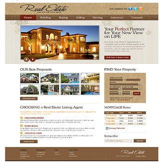 Real Estate Design CMS|website design